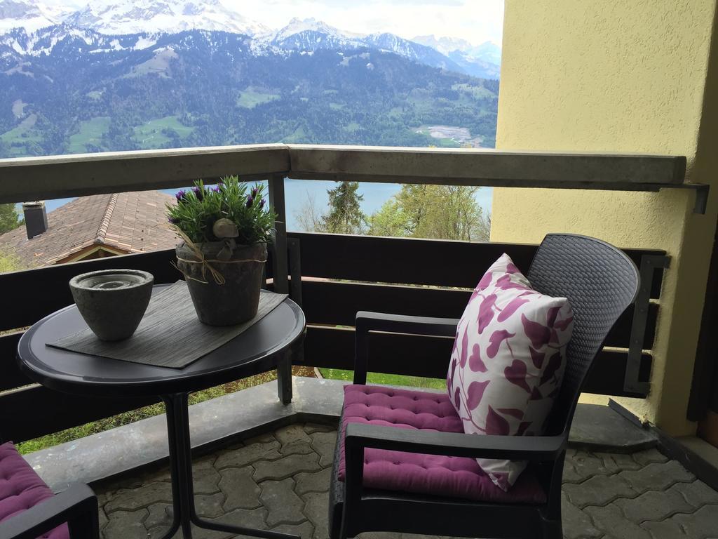 Apartments Seeblick Mit Anbindung An Ein 4-Sterne-Hotel Beatenberg Kültér fotó