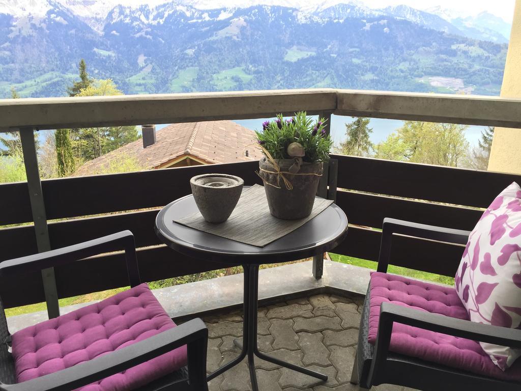 Apartments Seeblick Mit Anbindung An Ein 4-Sterne-Hotel Beatenberg Kültér fotó